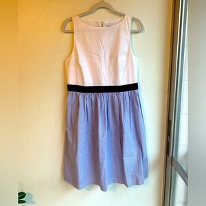 NWT Loft outlet a-line navy & white summer dress